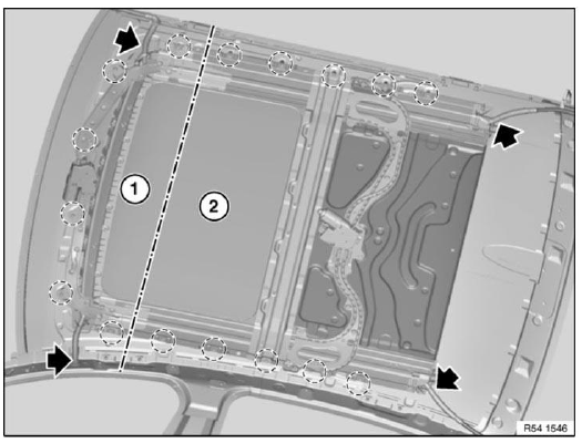 Mechanical Sun Roof Components